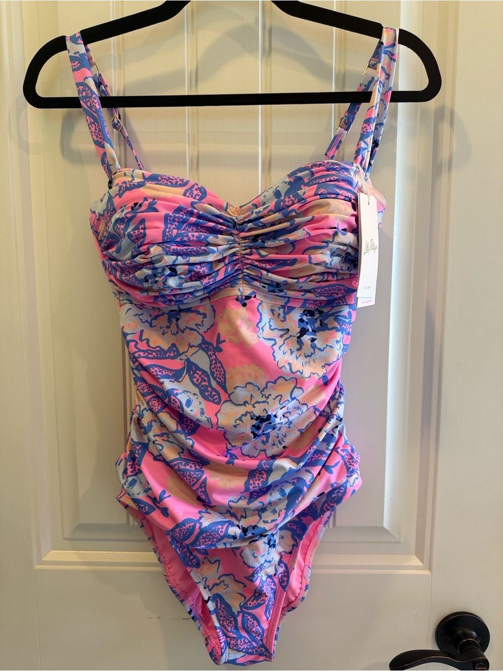 Lilly Pulitzer Solaria One Piece Swimsuit Size 8 Totally Koalafied NWT Pink